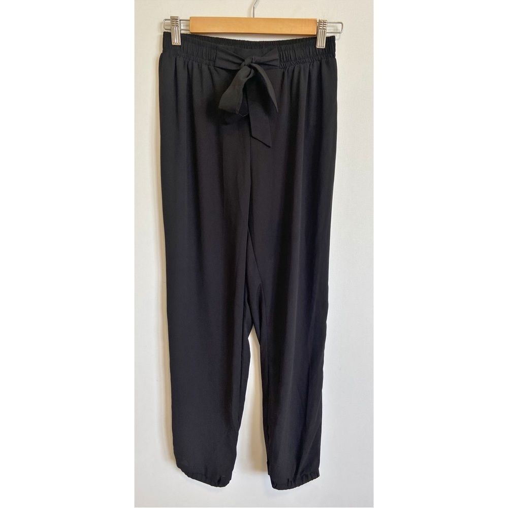 Love Tree Black Tie Waist Slacks Size Large